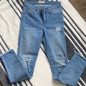 Madewell 9” High Rise Skinny Jeans, Size 26